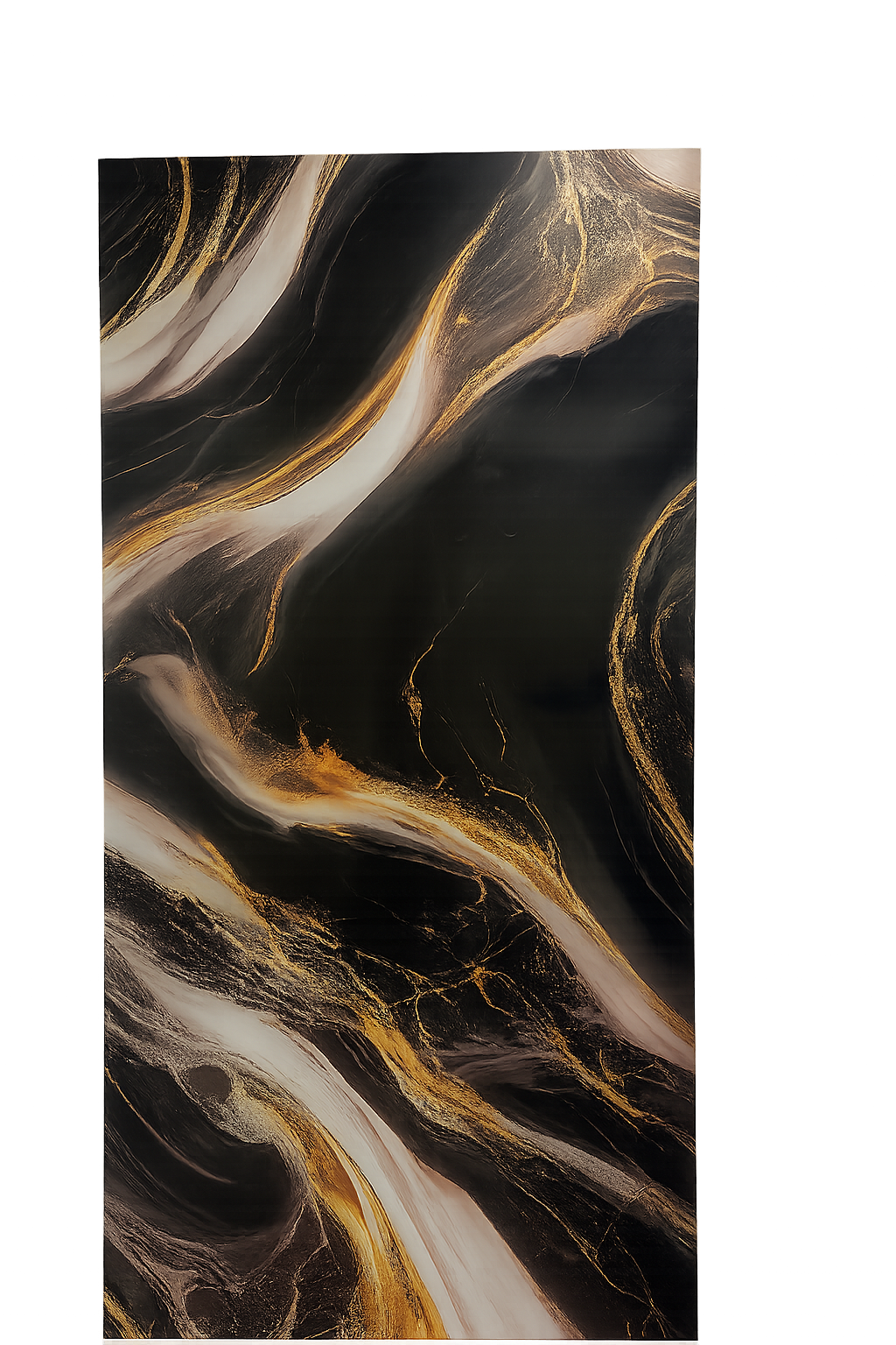 Panneaux Mural UV en PVC, Aurore noir , 4x8 pied 3mm