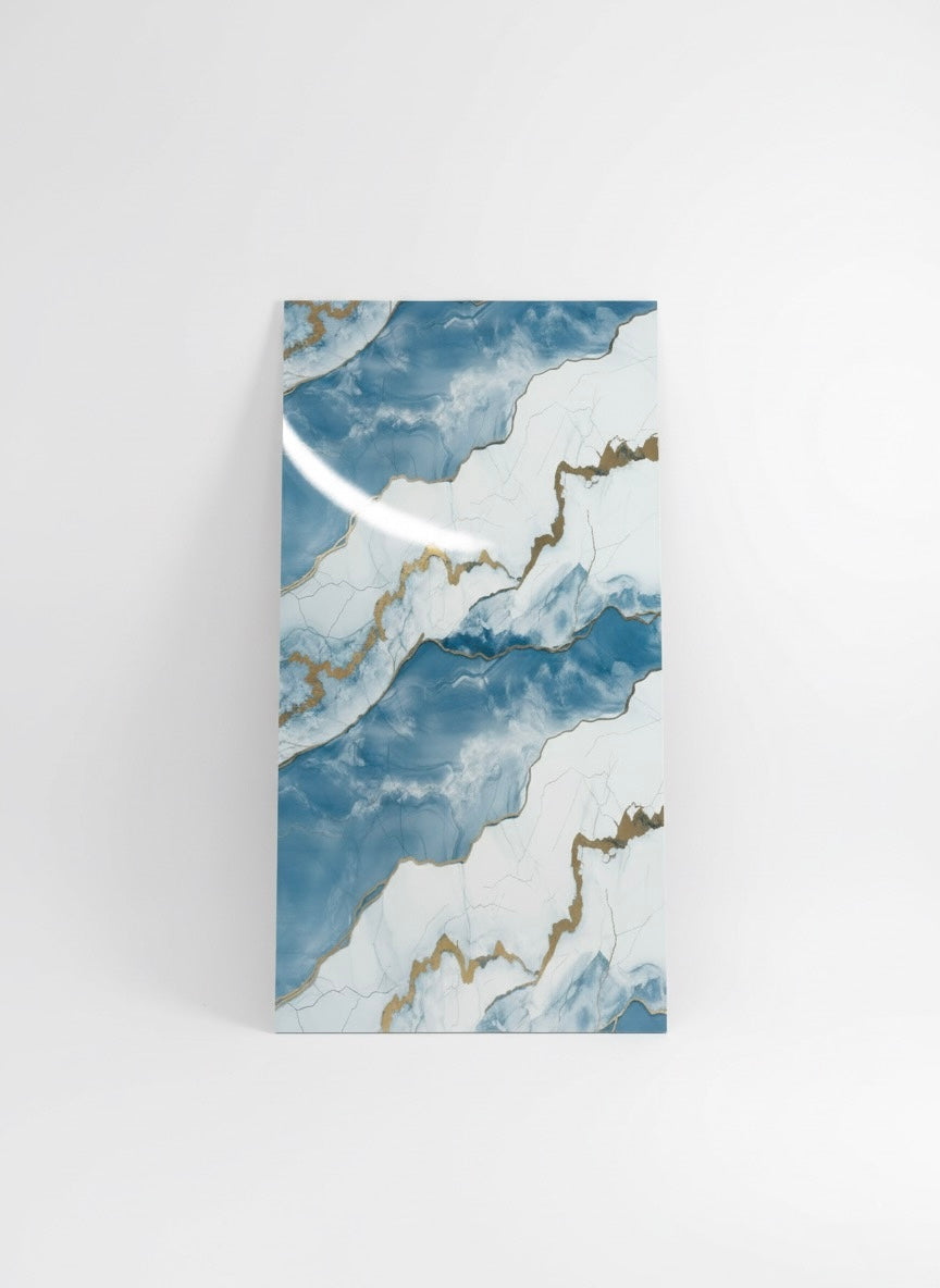 Nouveau | Panneaux Mural UV en PVC, Ciel nuagé dorée, 4x8 pied 3mm