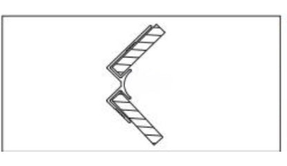 Attache d'angle intérieur (W)