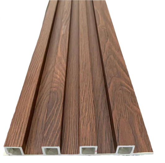 Panneaux en bois WPC, Marron, 0,5 x 9,5 pied 24 mm