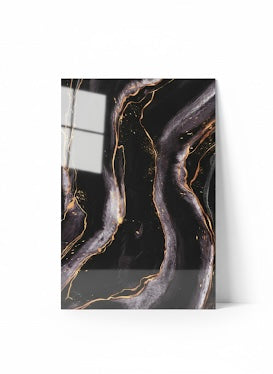 Nouveau | Panneaux Mural UV en PVC, Noir galactique, 4x8 pied 3mm