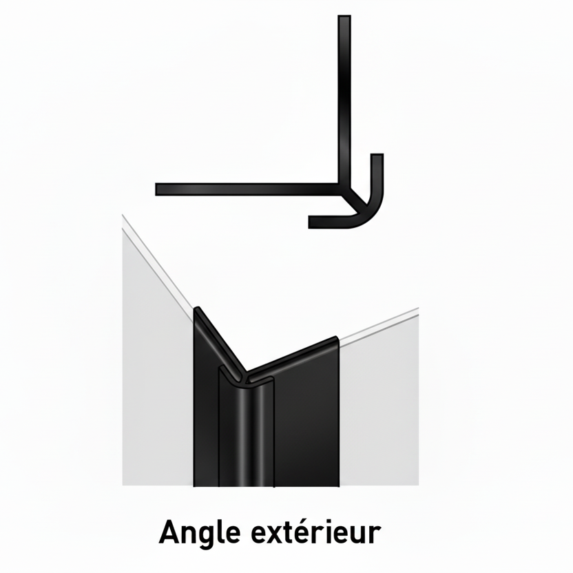 Attache d'angle extérieur - Panore