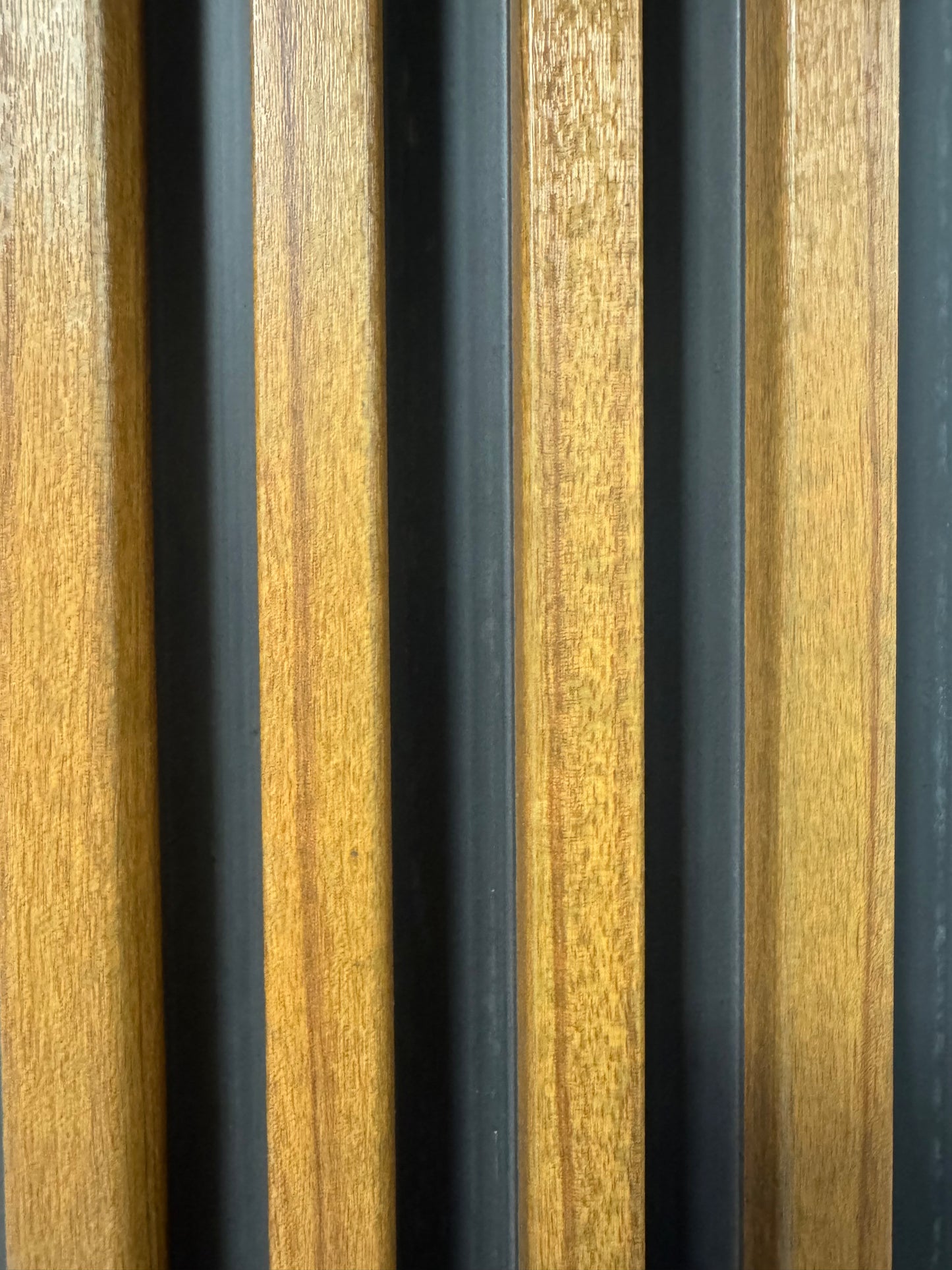 WPC Fluted Panels, Brown, 0.5 x 9.5 ft x 24 mm (10 panels/box)
