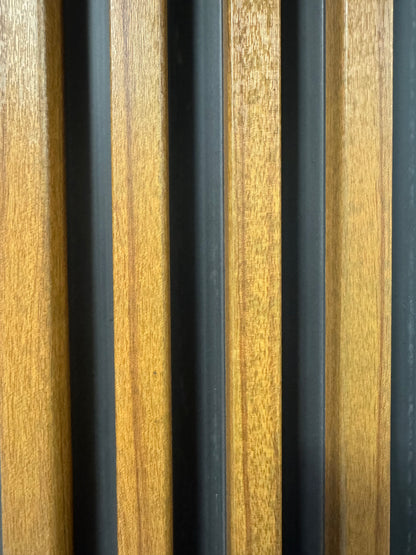 WPC Fluted Panels, Brown, 0.5 x 9.5 ft x 24 mm (10 panels/box)