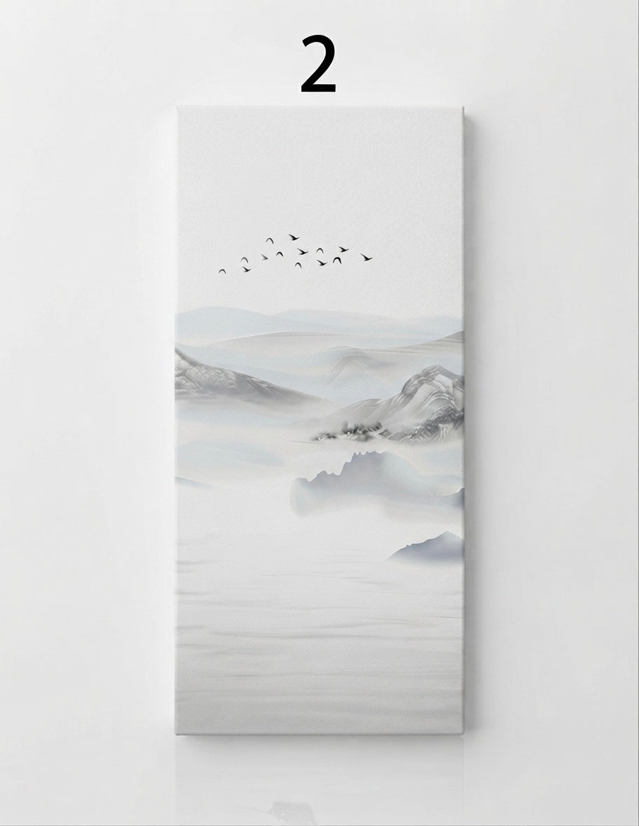 3D PVC UV Wall Panel, Glacial Mountain, 4x8 feet 3mm