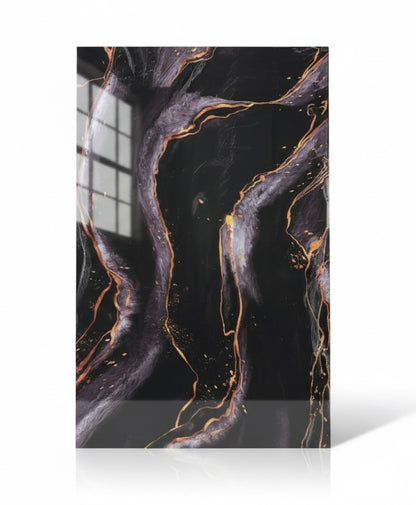 New | PVC UV Wall Panels, Galactic Black, 4x8 ft 3mm 