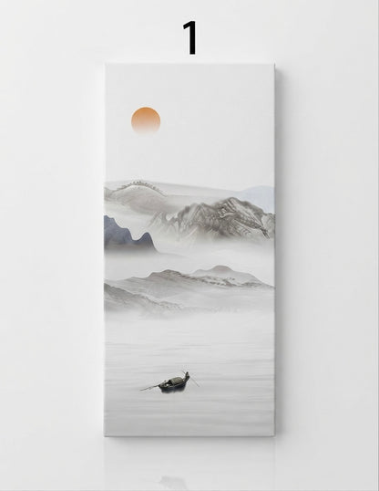 3D PVC UV Wall Panel, Glacial Mountain, 4x8 feet 3mm