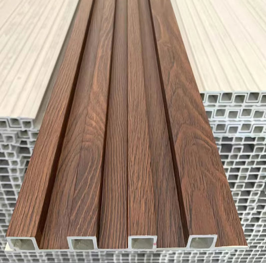 Panneaux en bois WPC, Marron, 0,5 x 9,5 pied 24 mm