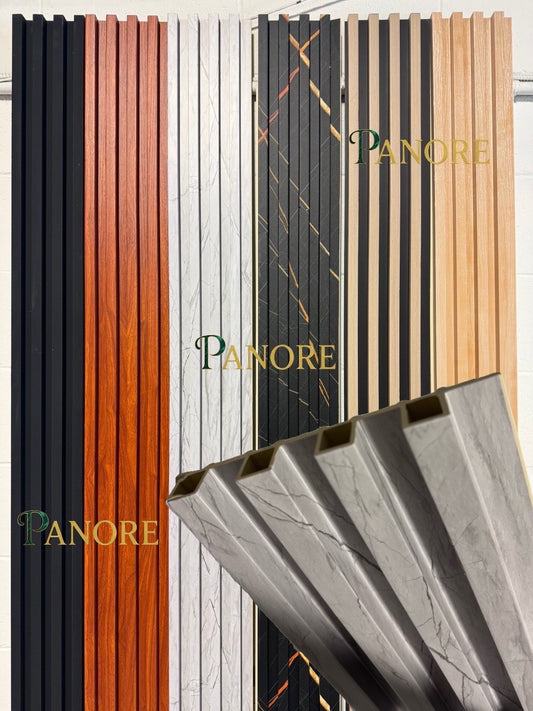 Panneaux en WPC, Gris veine noir, 0,5 x 9,5 pied x 24 mm