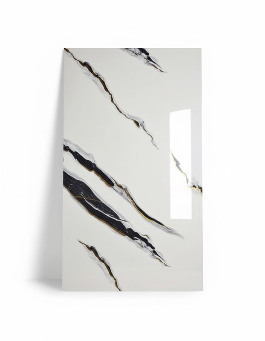 Nouveau | Panneaux Mural UV en PVC, Blanc bleuté , 4x8 pied 3mm