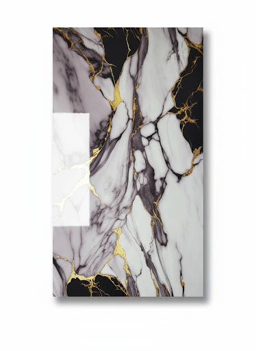 Nouveau | Panneaux Mural UV en PVC, Aurore d'or mauve , 4x8 pied 3mm