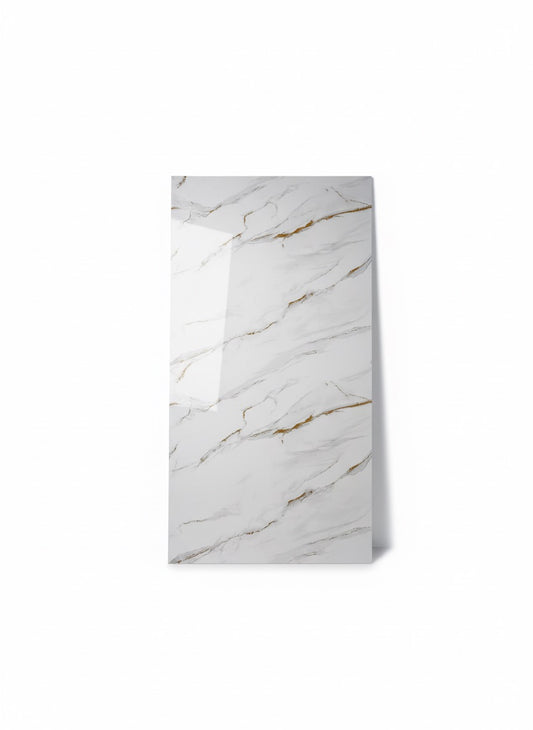 Nouveau | Panneaux Mural UV en PVC, Ivoire doré , 4x8 pied 3mm