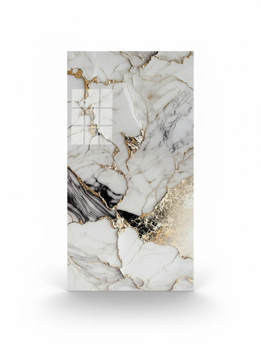 New | PVC UV Wall Panels, Golden Aurora, 4x8 feet 3mm 