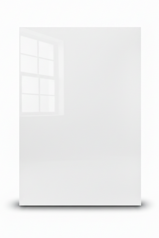 4x8 ft 3mm White Marble Effect PVC UV Wall Panel