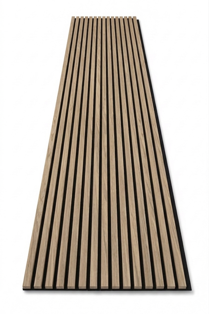 Panneau acoustique en latte de bois Noyer, 2x8 pied