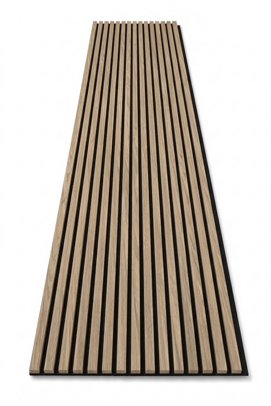 Panneau acoustique en latte de bois Noyer, 2x8 pied