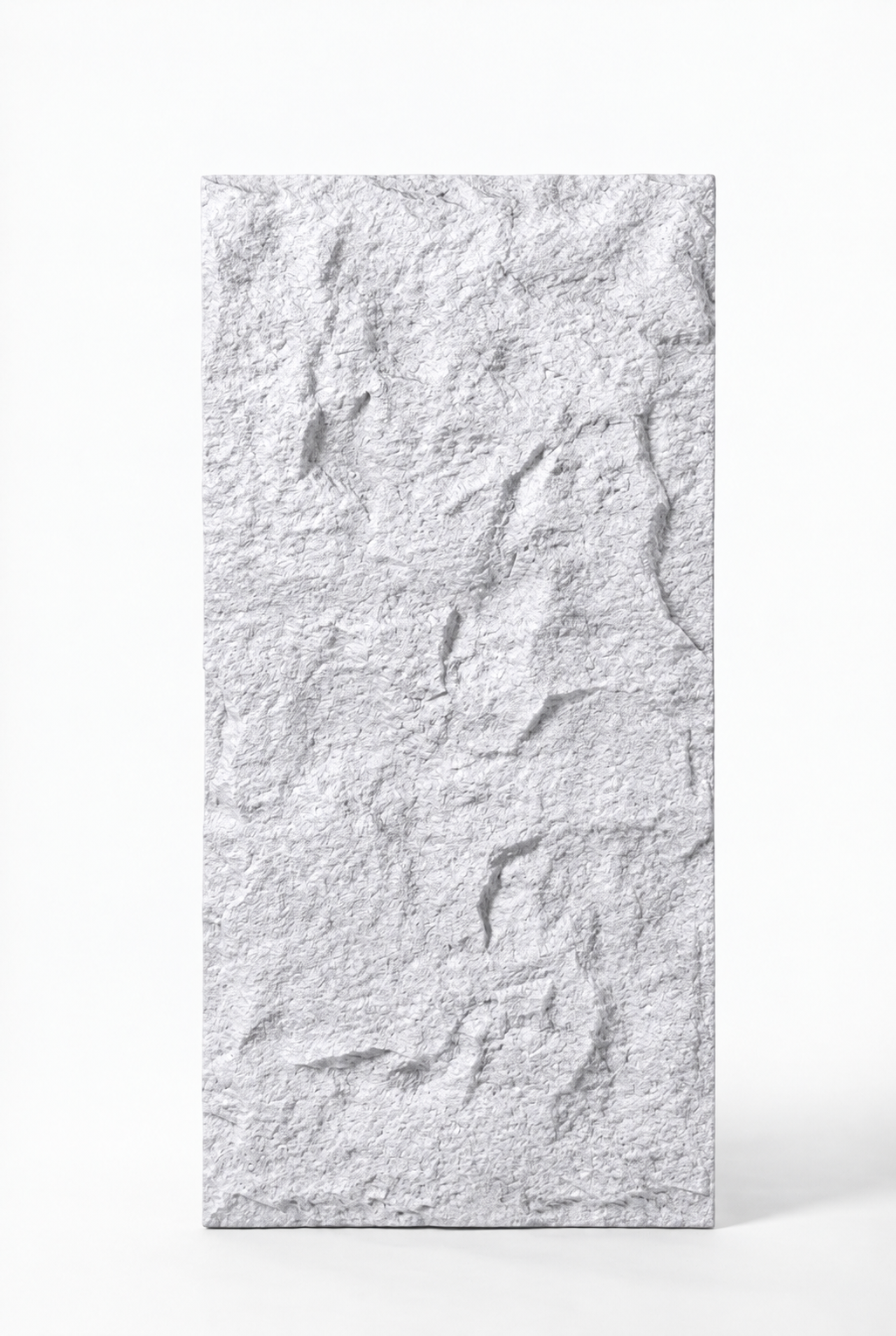 PU Faux Stone, White, 2×4 feet 30mm (4 Panels/box)