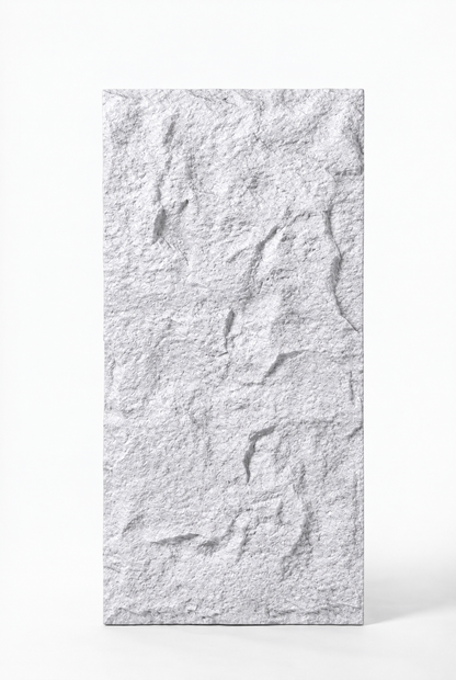 PU Faux Stone, White, 2×4 feet 30mm (4 Panels/box)