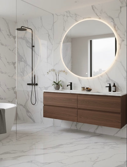 Panneau Mural UV en PVC, Blanc doux , 4x8 pied 3mm | Panore - Panore