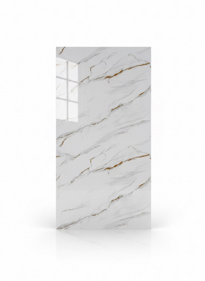 Panneau Mural UV en PVC, Ivoire doré , 4x8 pied 3mm | Panore - Panore