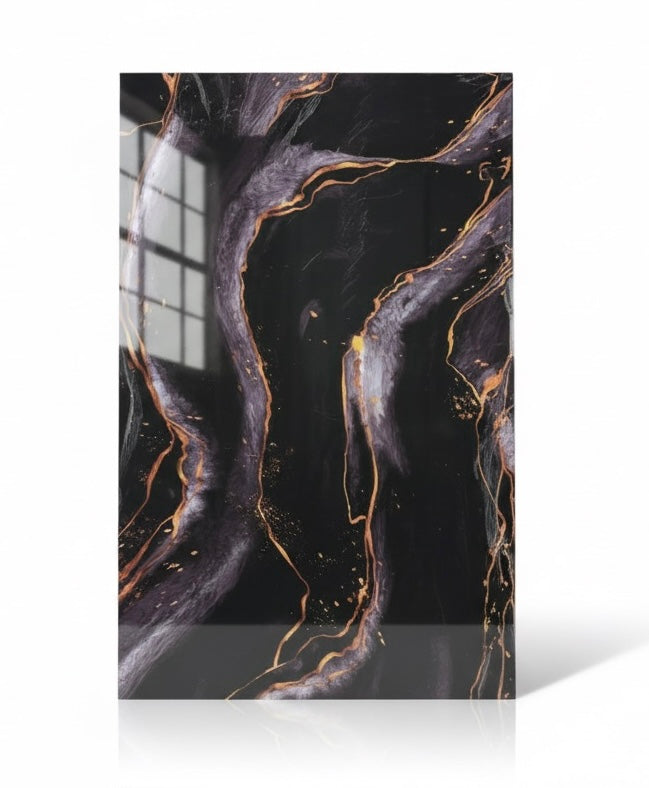 Panneau Mural UV en PVC, Noir galactique, 4x8 pied 3mm | Panore - Panore