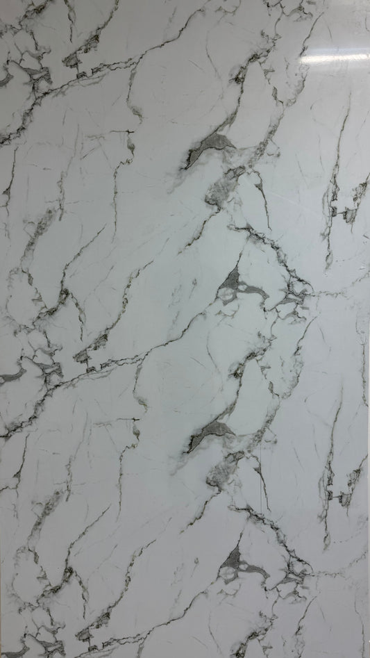 Panneau Mural UV en PVC, Nuance de gris , 4x8 pied 3mm - Panore