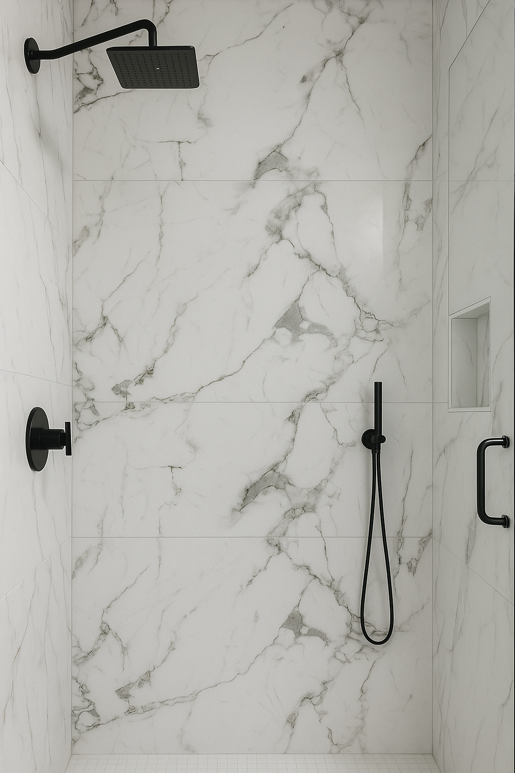 Panneau Mural UV en PVC, Nuance de gris , 4x8 pied 3mm - Panore