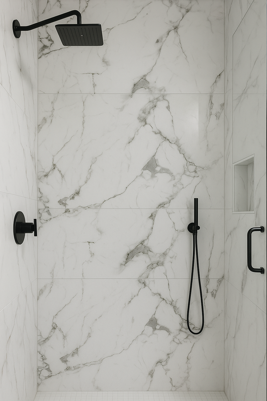 Panneau Mural UV en PVC, Nuance de gris , 4x8 pied 3mm - Panore