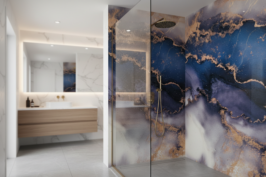 Panneau Mural UV en PVC effet marbre, Galaxy , 4x8 pied 3mm - Panore