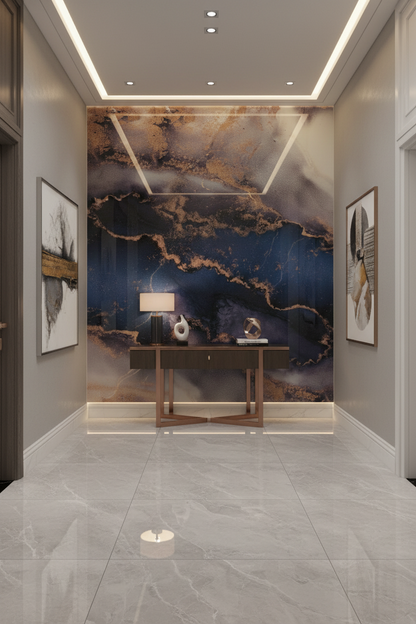 Panneau Mural UV en PVC effet marbre, Galaxy , 4x8 pied 3mm - Panore