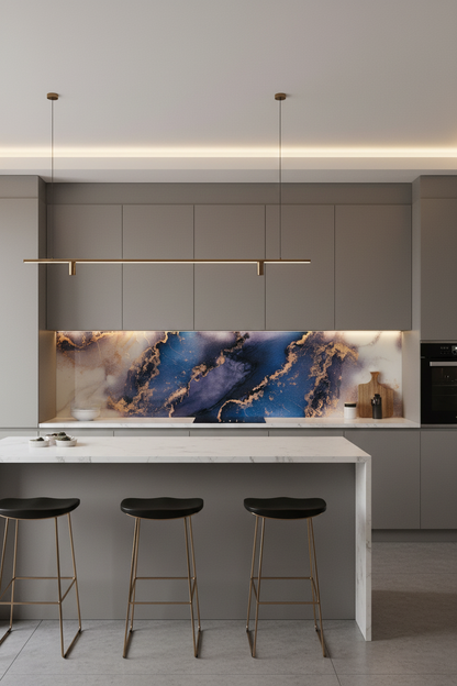Panneau Mural UV en PVC effet marbre, Galaxy , 4x8 pied 3mm - Panore