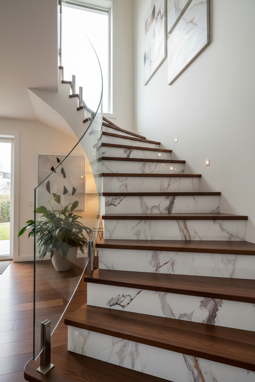 Panneau Mural UV en PVC effet marbre, Lin argenté , 4x8 pied 3mm | Panore - Panore