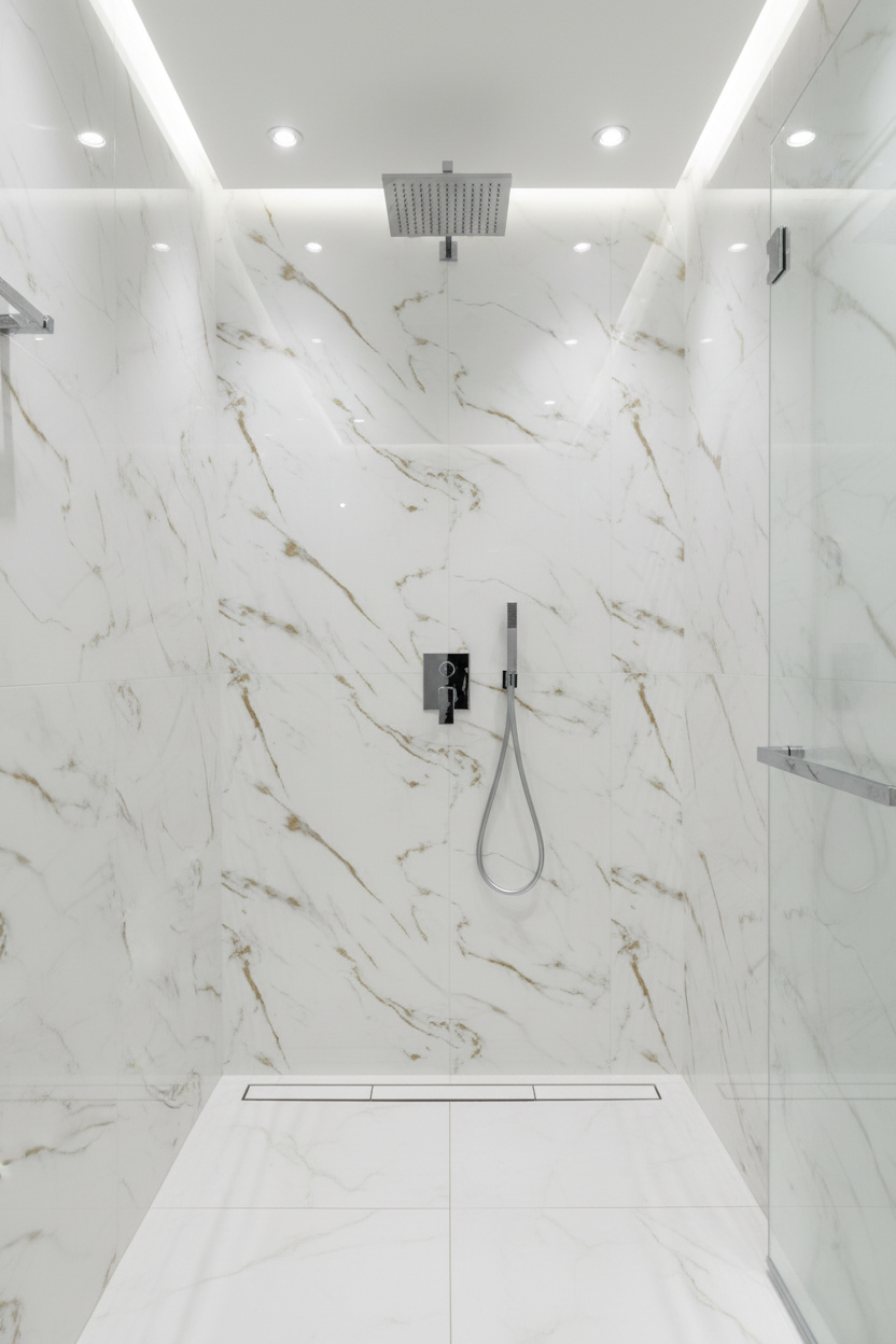 Panneau Mural UV en PVC effet marbre, Nuage d'or , 4x8 pied 3mm | Panore - Panore