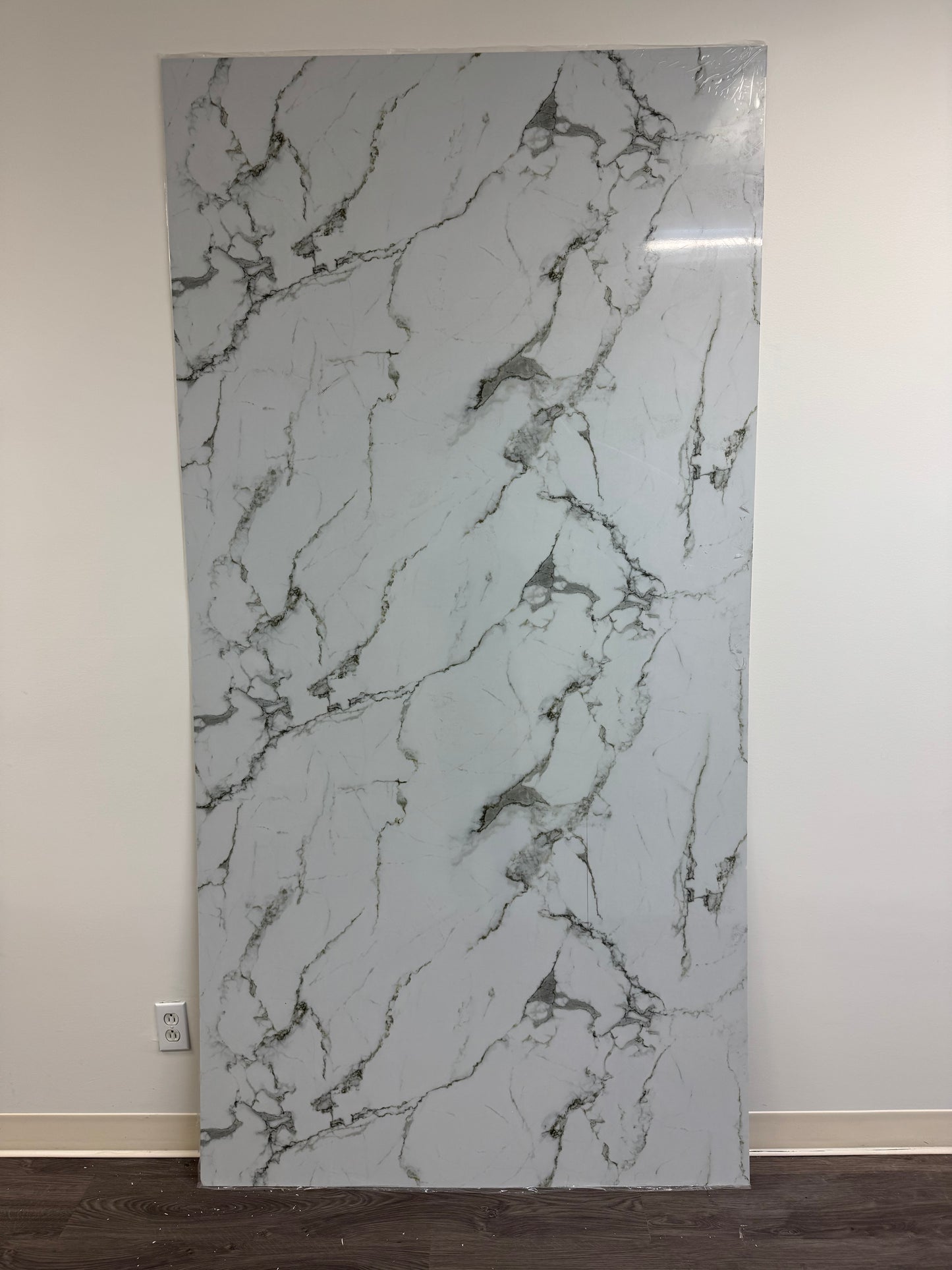 Panneau Mural UV en PVC effet marbre, Nuance de gris , 4x8 pied 3mm | Panore - Panore