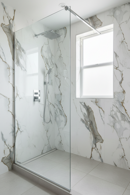 Panneau Mural UV en PVC effet marbre, Terracotta , 4x8 pied 3mm | Panore - Panore