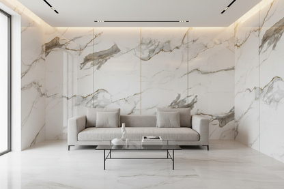 Panneau Mural UV en PVC effet marbre, Terracotta , 4x8 pied 3mm | Panore - Panore