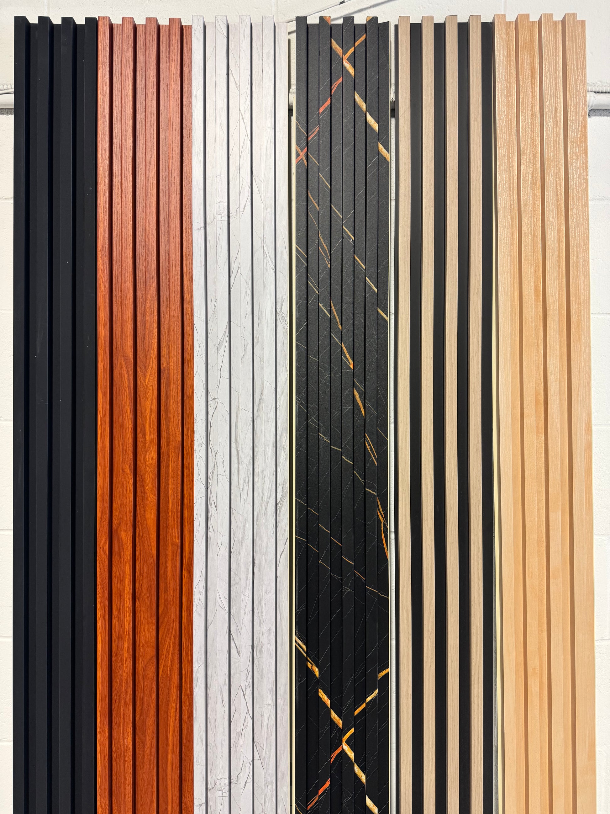 Panneau en WPC, Noir, 0,5 x 9,5 pied x 24 mm - Panore