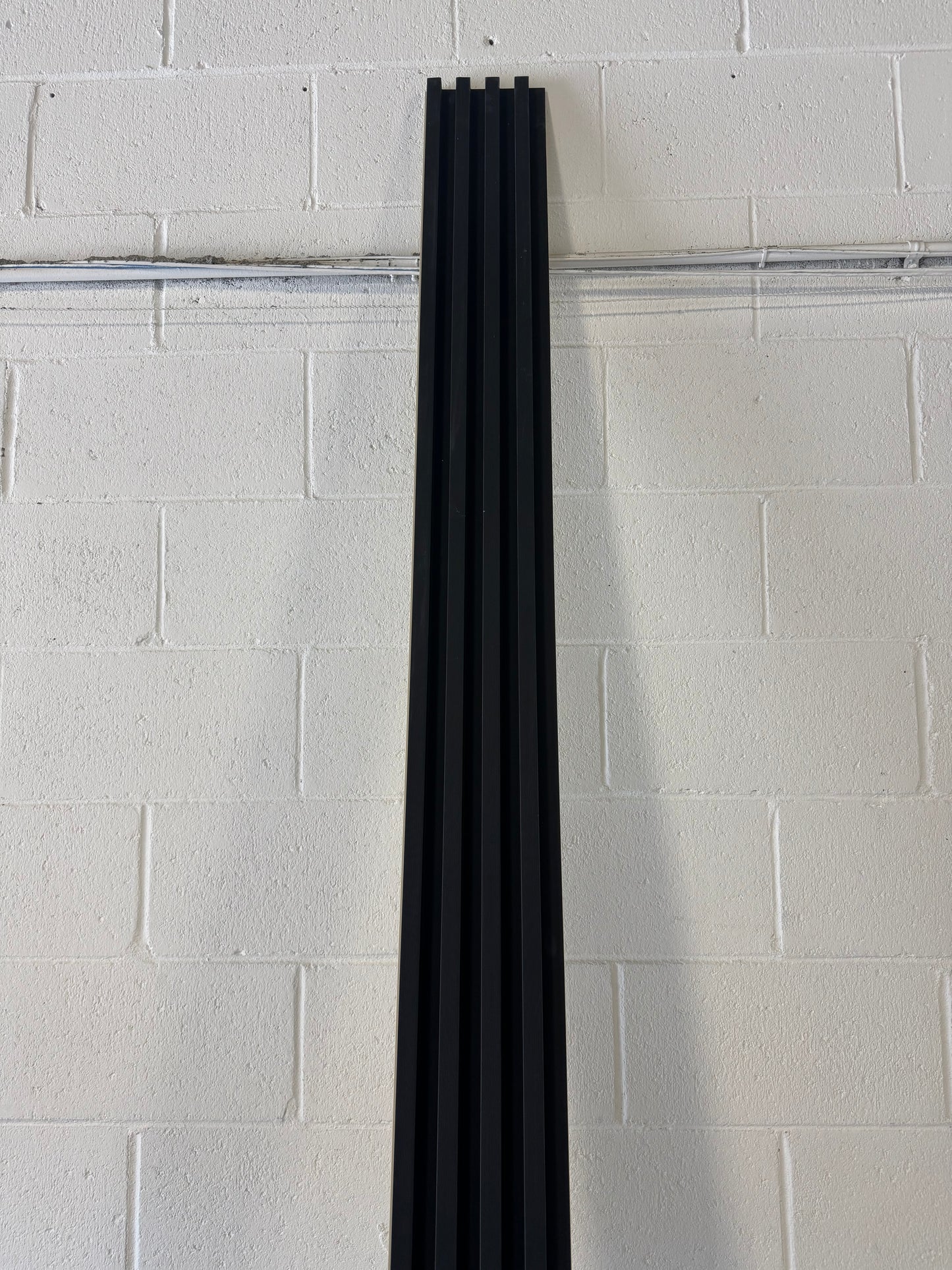 Panneau en WPC, Noir, 0,5 x 9,5 pied x 24 mm - Panore